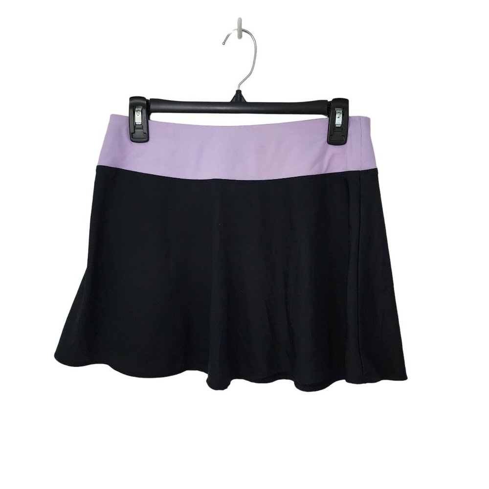Tail Tech Womens Black and Purple Athletic Skirt Size Medium